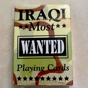 COPY - Iraquí Most wanted playing cards